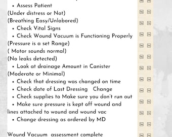 Wound Vac Management