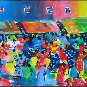 Market Scene 122 By Robert Aswani