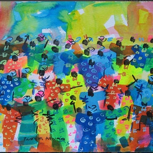 Market Scene 124 By Robert Aswani