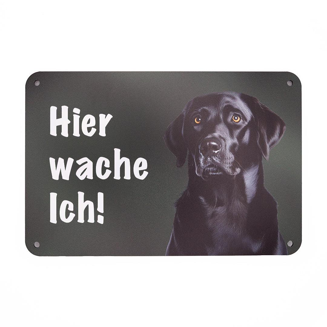 Emailliertes Warnschild „Attention Au Chien“ – 12x17 Cm, Wetterfest & Einfach Zu Montieren