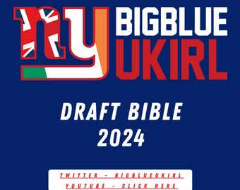 Big Blue UK und Irland Entwurf einer Bibel