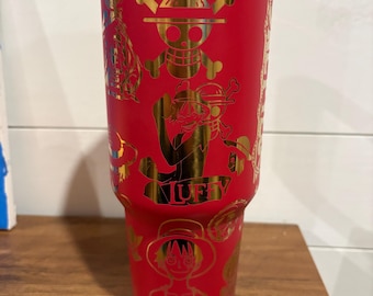 Custom Engraved One Piece Travel Mug – Anime Fan Gift