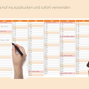 Kalendar 2025 mit Feiertagen in Bayern - Deutschland