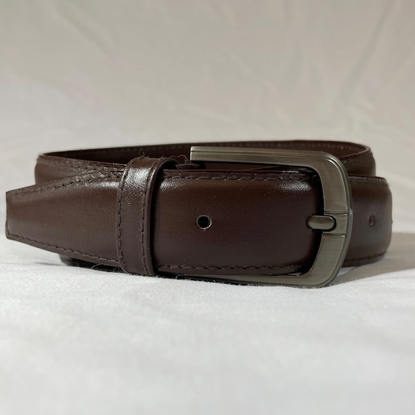 Men’s Brown Handmade Modern Classic Leather Belt