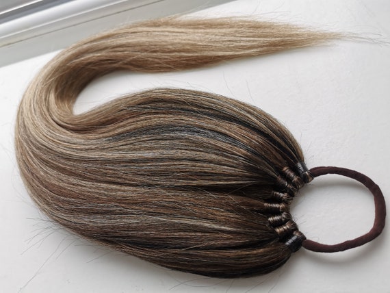 Baleyage Ponytail Hair Extension with Synthetic Hair, Hair Accessory for Styling and Decoration festival