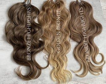 Wavy Brown Blonde Ponytail Extension: Synthetic Hair Wig, Festival Braid, Hair extension, party decoration Hair, Dancer Freestyle