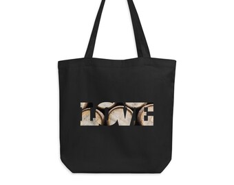 Love Whiskey Barrel Tops Eco Tote Bag
