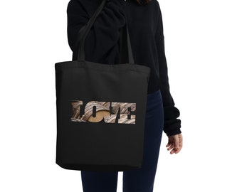 Love Whiskey Barrel Eco Tote Bag