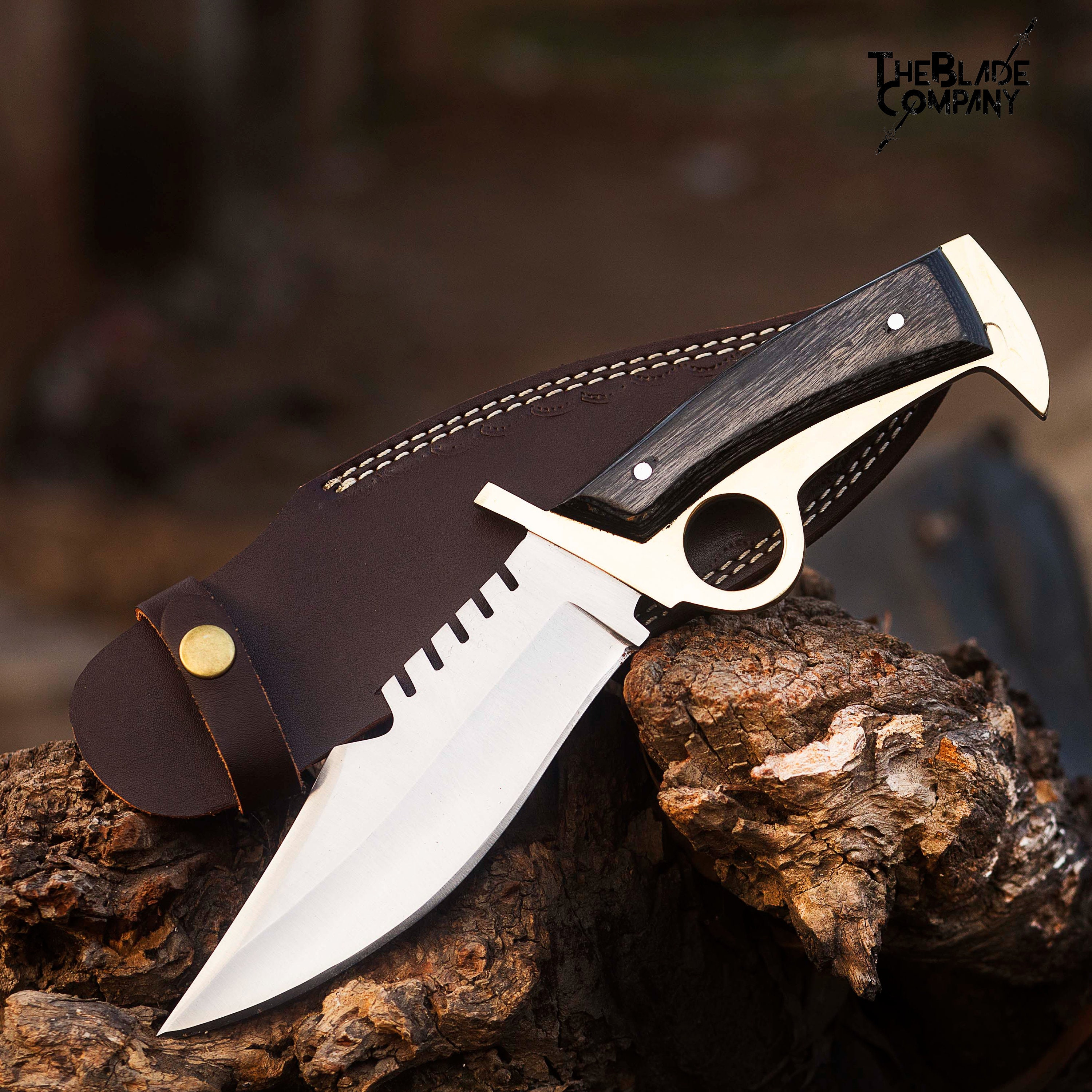 Hunting Knife Walking Dead Replica Bowie Daryl Finger Guard Knife With