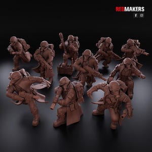 Steel Guard – Squad of the Imperial Force –Red Makers
