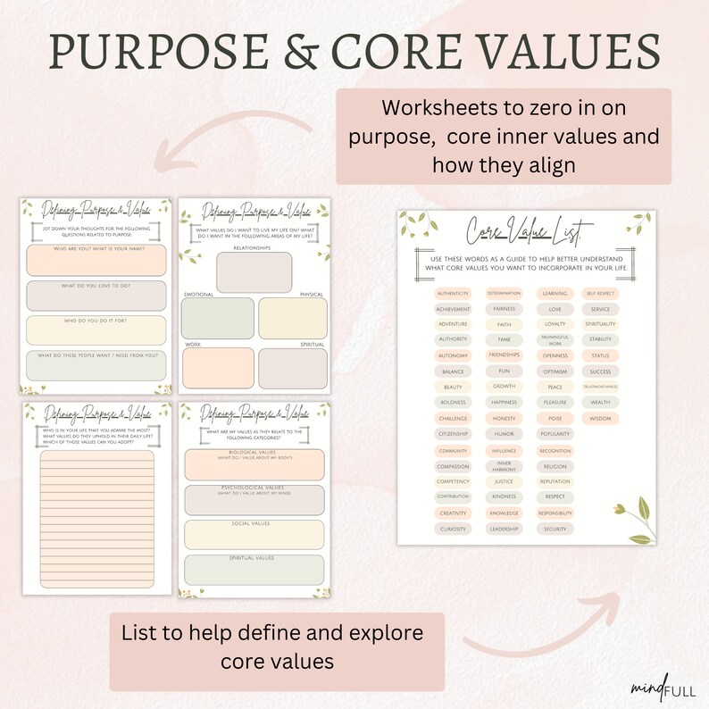 Anxiety Printable Worksheets Self Care Printable Planner Anxiety ...