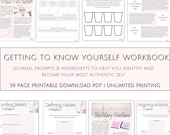Inner Work Journal Prompts for Self-Discovery & Healing | Guided Reflection Workbook PDF