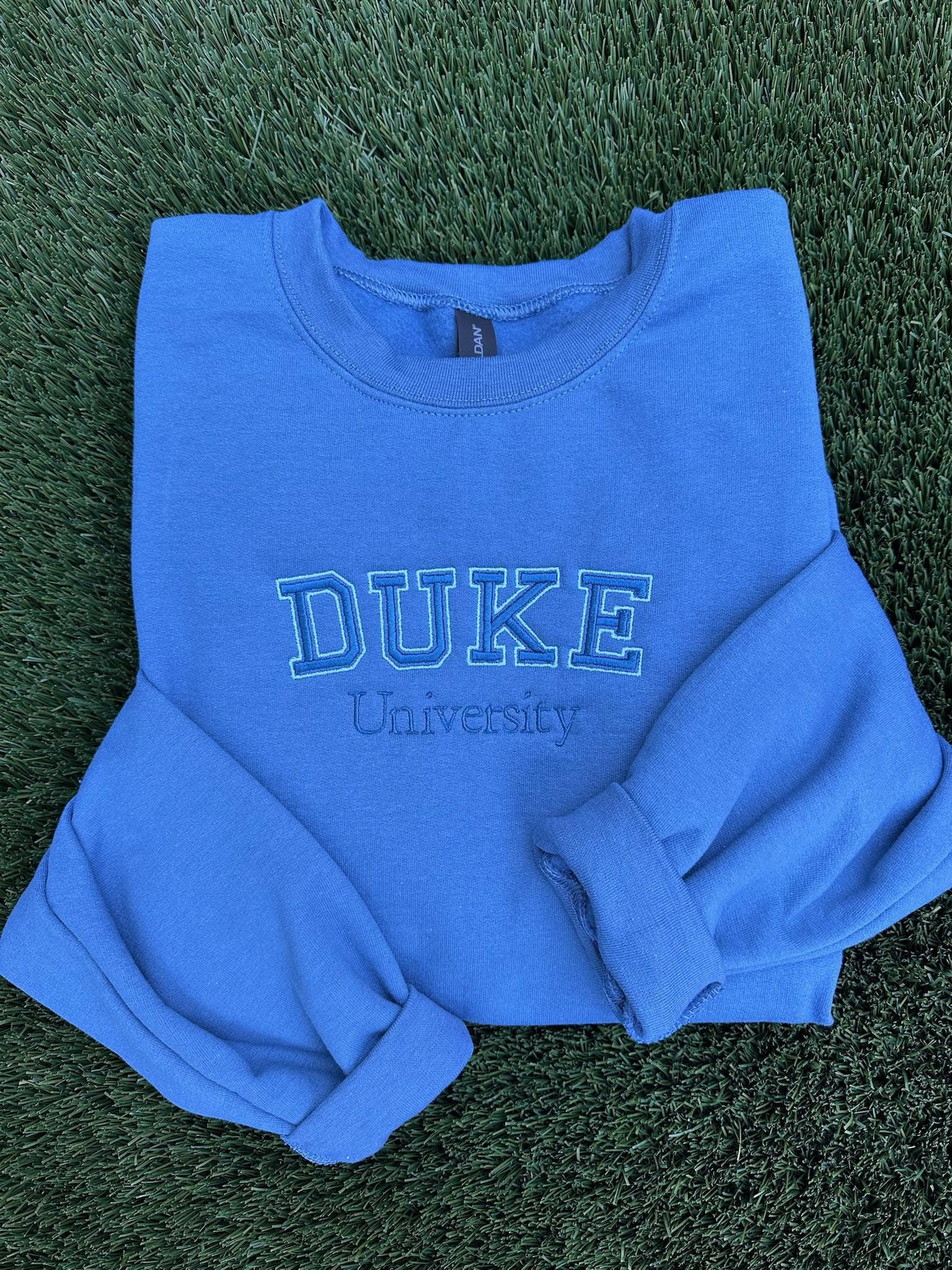 Embroidered Crewneck | Duke