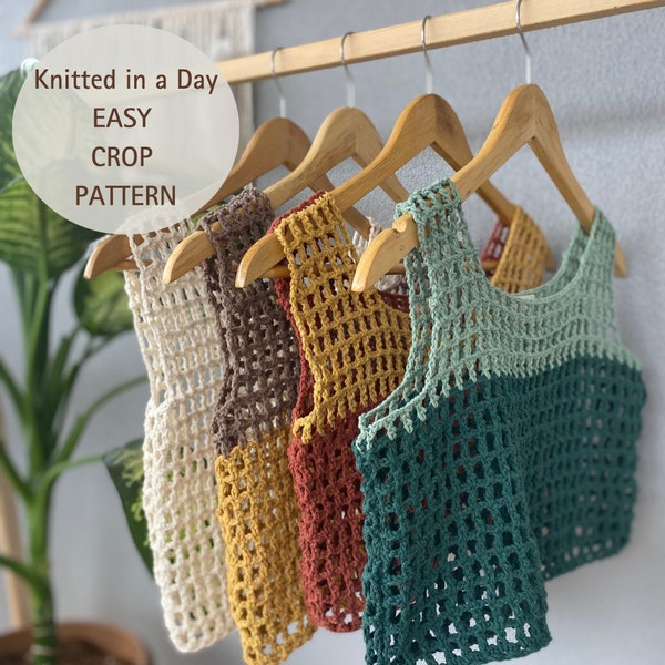Crochet Shrug Crop Easy Pattern, Summer Crochet Jumper Crop Wear Pattern, Beginner Knit Crop Pattern, Boho Mesh Crochet Pattern,Women Trendy