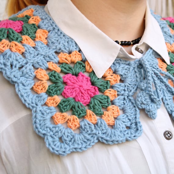 Beginner Crochet Suitable and Detachable Collar Pattern