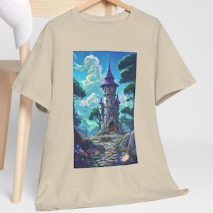 Stardew Valley Shirt, Wizard&#39;s Tower Graphic Tee, Gamer T-Shirt, Gaming Apparel, Video Game Gift, Stardew Valley Merch, Stardew Valley Gift