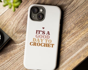 Funda de teléfono tejida a crochet, funda de teléfono para amantes del crochet, funda de iPhone tejida a crochet, funda de teléfono de hilo, regalos para crocheteros