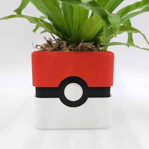 Large Pokeball Planter