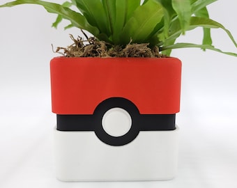 Large Pokeball Planter
