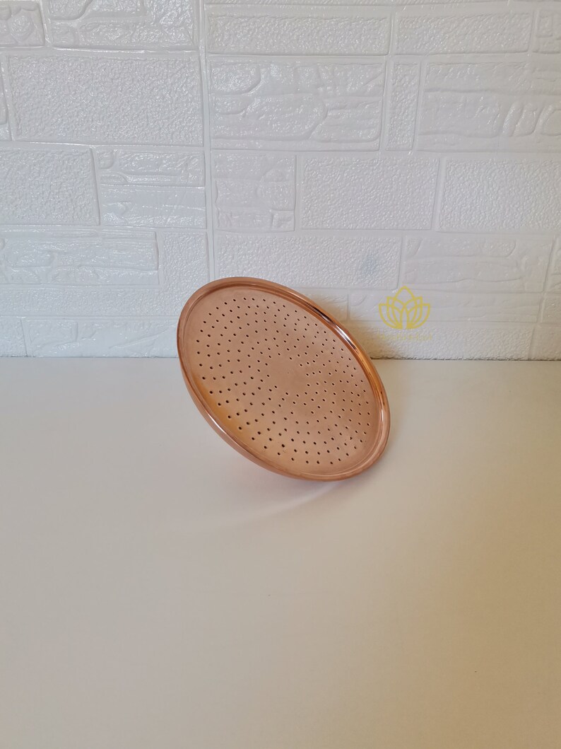 Unlacquered Copper Shower Head , Outdoor Shower , Copper Shower Head