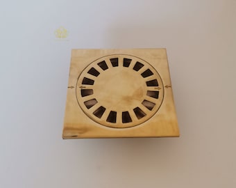 Solid Brass Floor Drain, Unlacquered Square Shower Drain