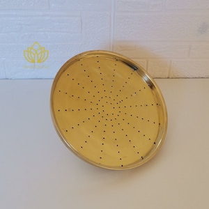 Unlacquered solid copper rain shower head, handmade round shower head
