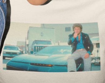 Camiseta vintage de la serie de televisión de los 80, Rider, cultura de los 80, camiseta lavable