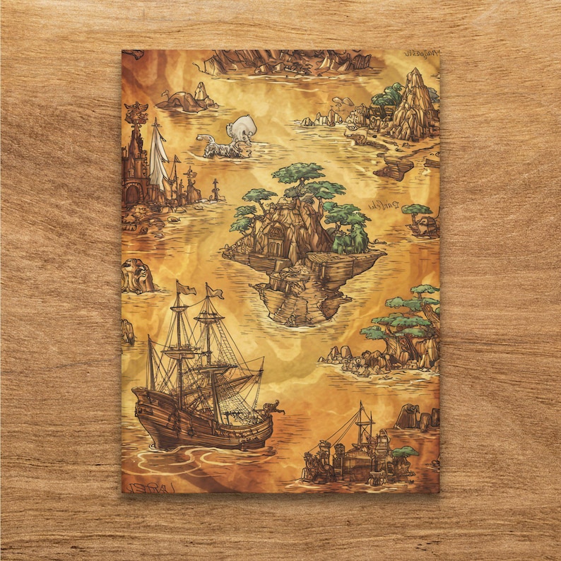 Fantasy Map Journals Notebooks, Detailed Worldbuilding Journals ...