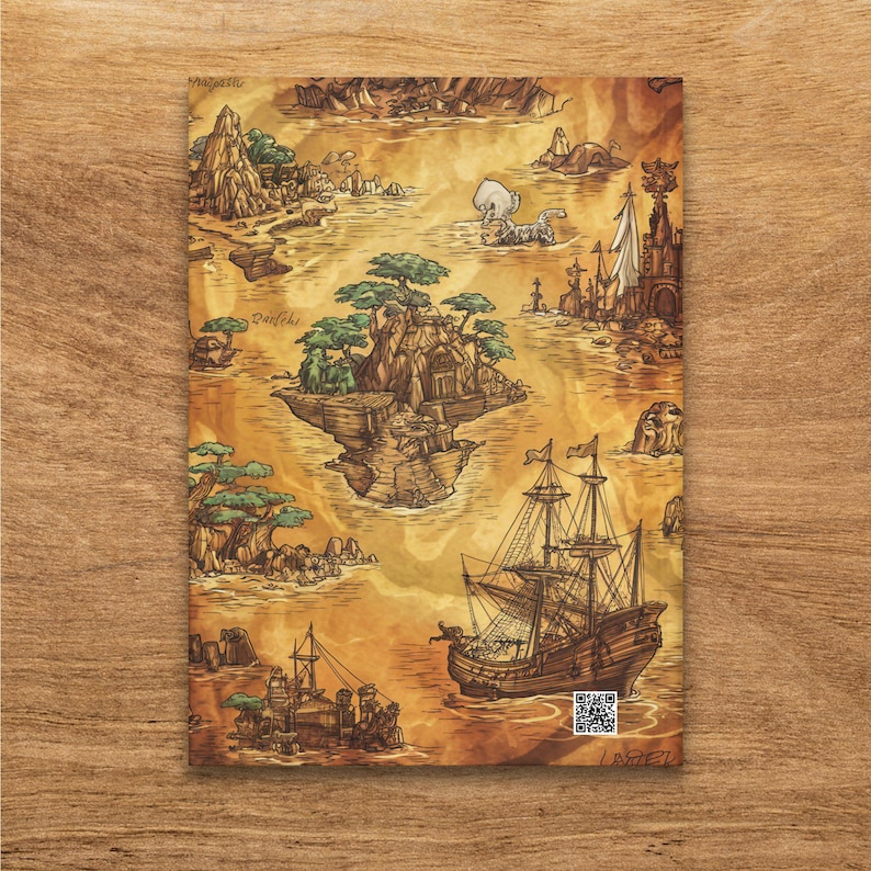 Fantasy Map Journals Notebooks, Detailed Worldbuilding Journals ...