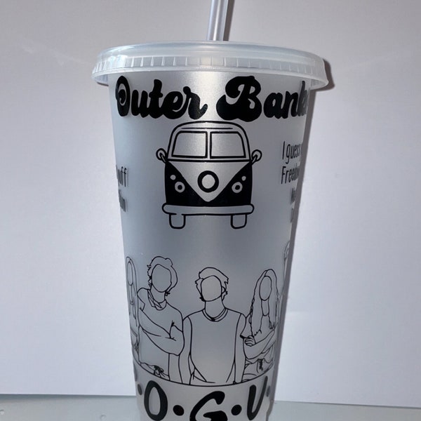 Outer banks cold cup 24oz  obx pogues