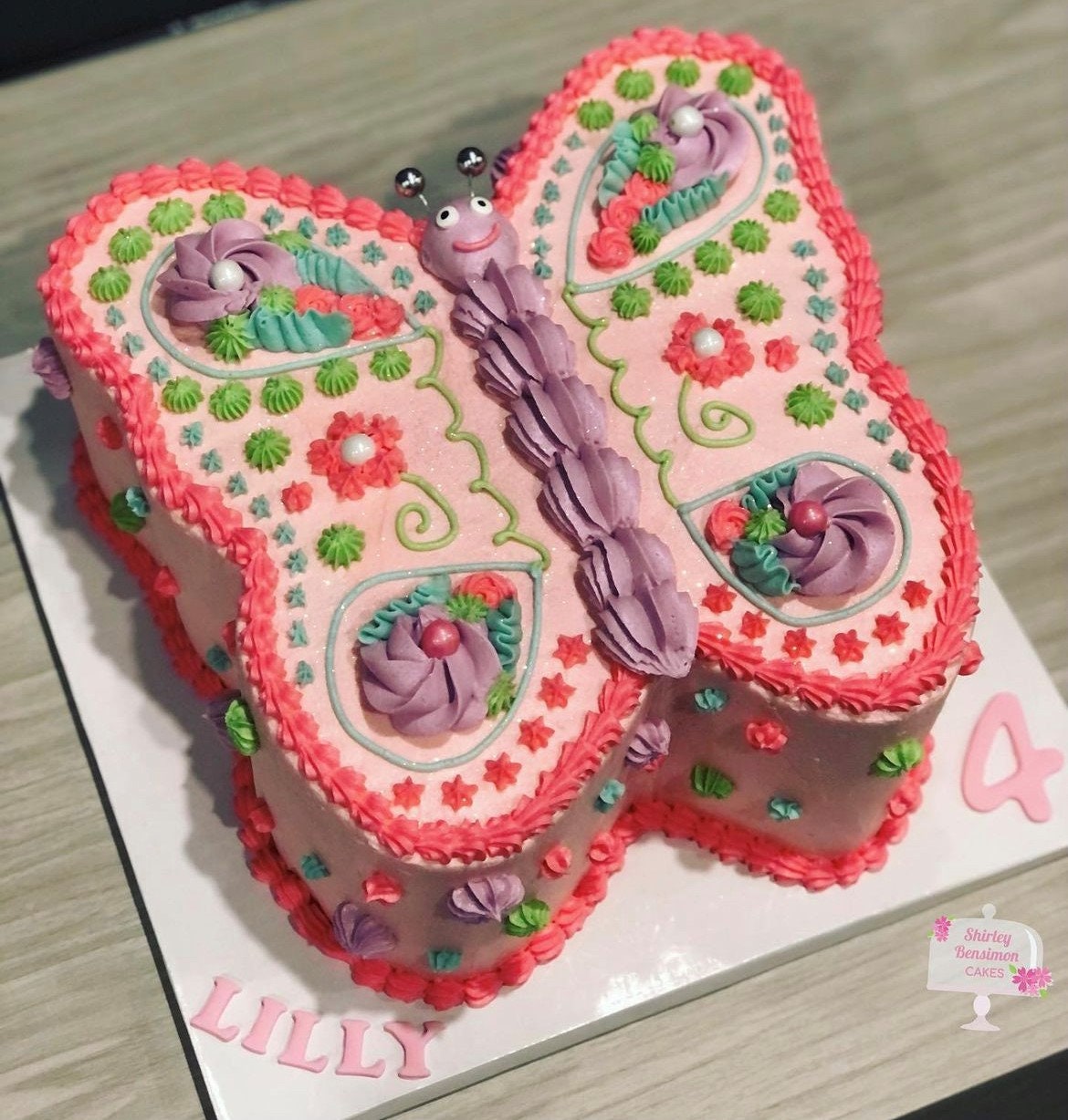 Butterfly Shape Cake Template (printable) - In…