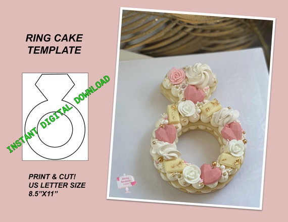 Diamond ring cake | Wishing Town Bakery Cafe