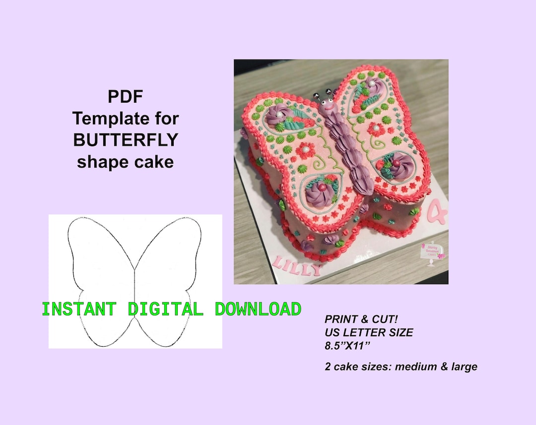 butterfly-shape-cake-template-printable-instant-digital-download-etsy