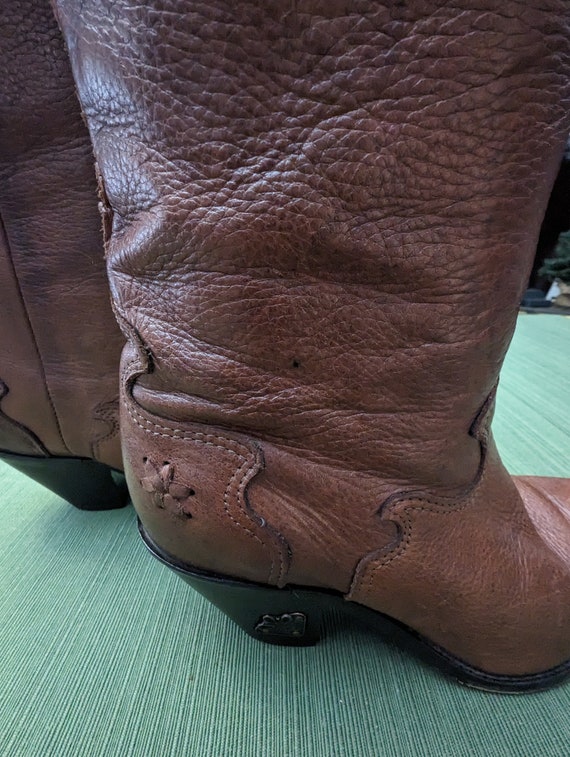 Zodiac Native American 80s cowboy boots in very g… - image 3