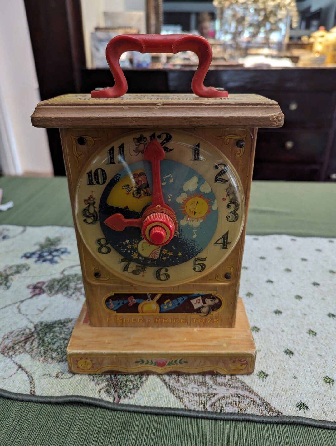 Vintage Fisherprice Tick Tock Teaching Clock 1964 Etsy UK