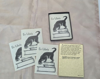 Antioch Book Plates, Name Plates, Labels and Stickers Vintage 70's