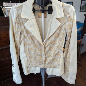 Johnny Was Biya vintage embroidered jacket size M