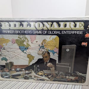 Vintage 1973 Billionaire Game designed by Marvin Glass for Parker Brothers - New