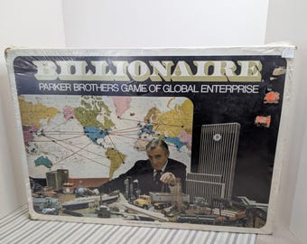 Vintage 1973 Billionaire Game designed by Marvin Glass for Parker Brothers - New