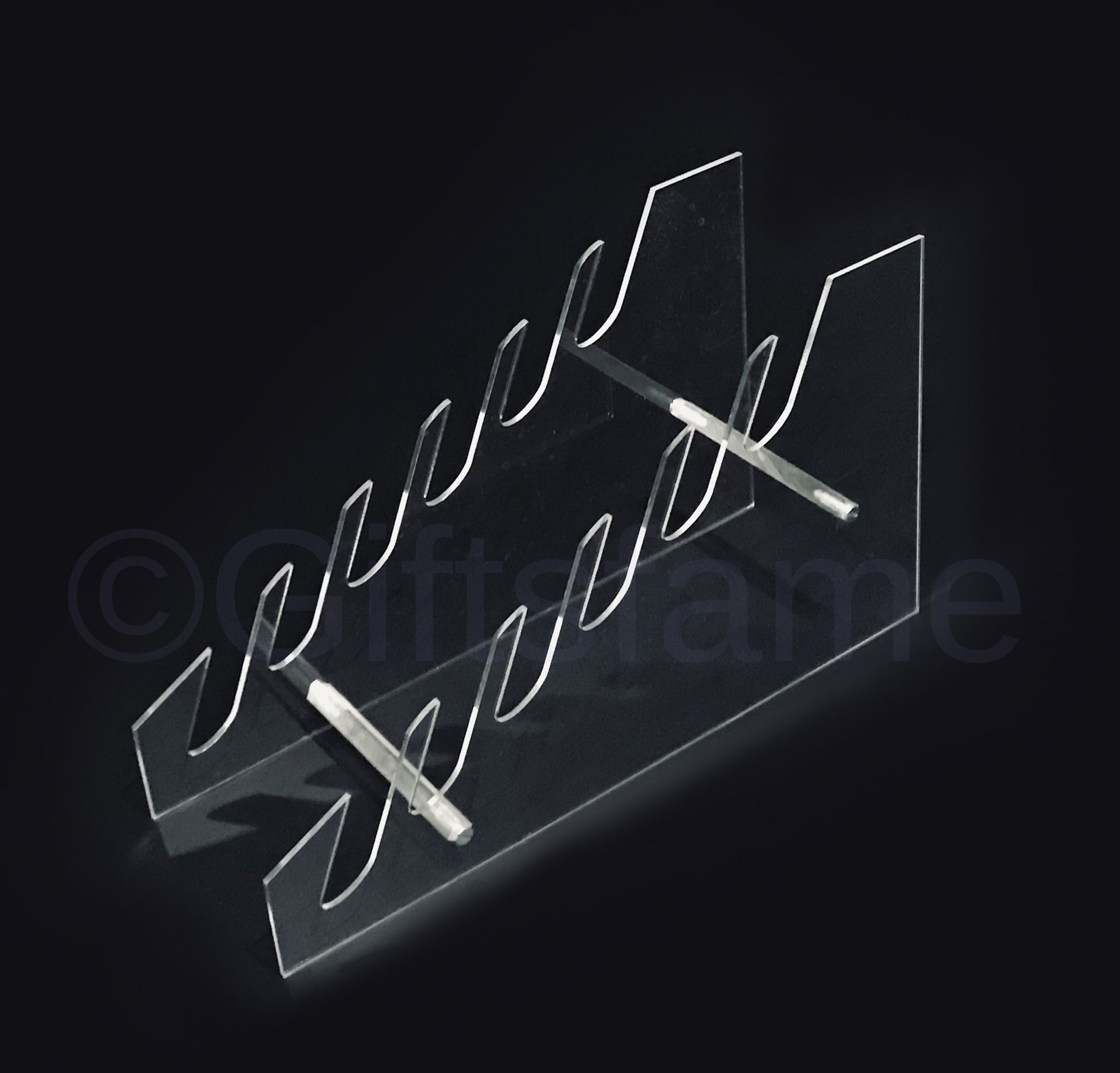 Multi Tier Plate Stands | Multiple Clear Acrylic Plastic Plate Disk ...