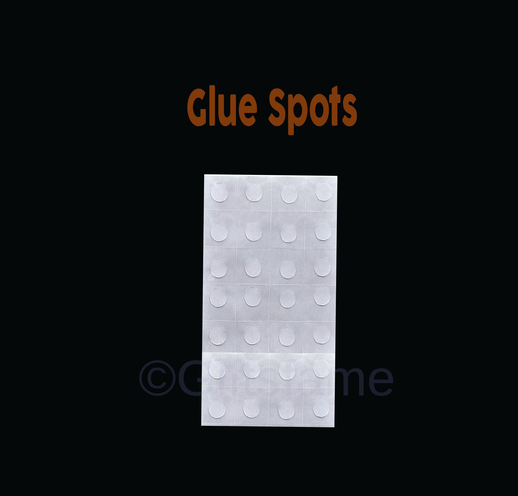 2pk Clear Glue Dots, 224 Sticky Dots Double Sided, Removable & Mess Free  Glue Dots for Balloons, Mounting, Balloon Glue Dots