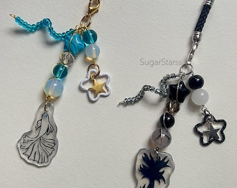 SatoSugu Anime Keychain: Manga Style Beaded Accessory