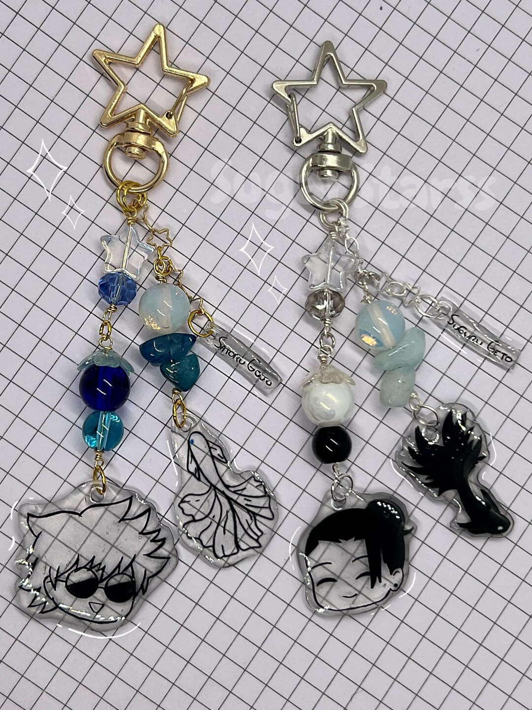Satosugu Matching Keychain , Jujutsu Kaisen , JJK , Bag Accessories Etsy