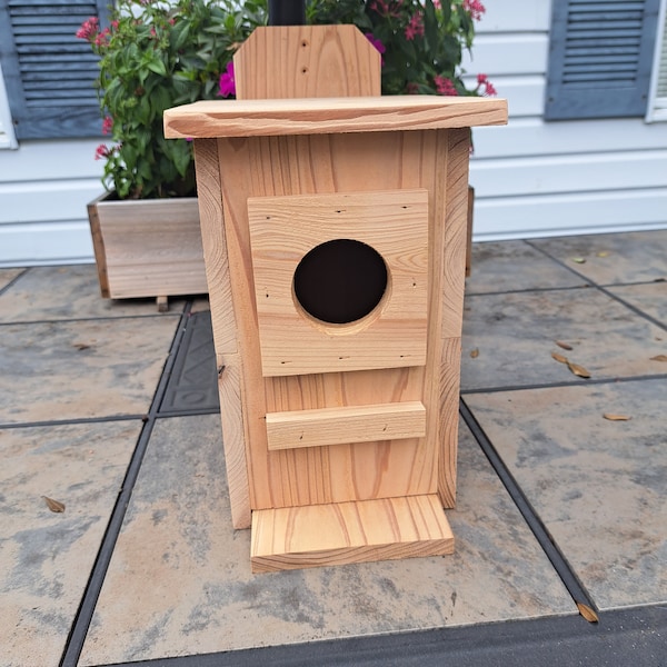 Extra large squirrel house, squirrel house, cedar squirrel house, squirrel nesting box, house for squirrels, Christmas gift