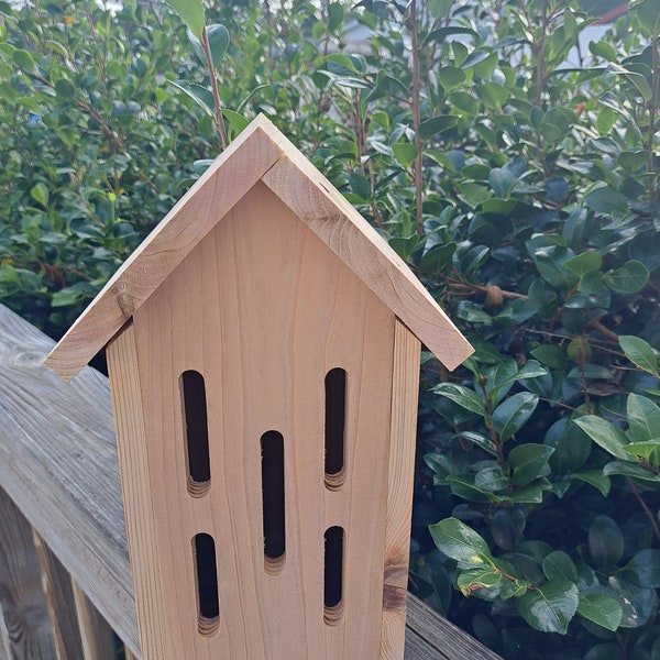 all natural cedar butterfly house, butterfly attractorT