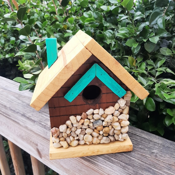 Birdhouse Bird House Stone Bird House Stone Birdhouse Cedar