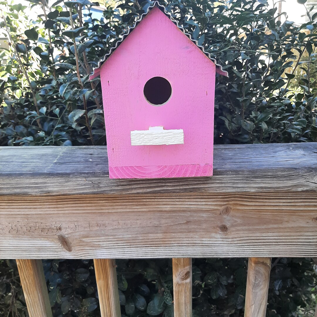 Cedar Birdhouse Functional Birdhouse Outdoor Birdhouse Etsy