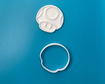 Mario mushroom cookie cutter | Mario kart cookie cutter | Fondant cutter | Super Mario bros