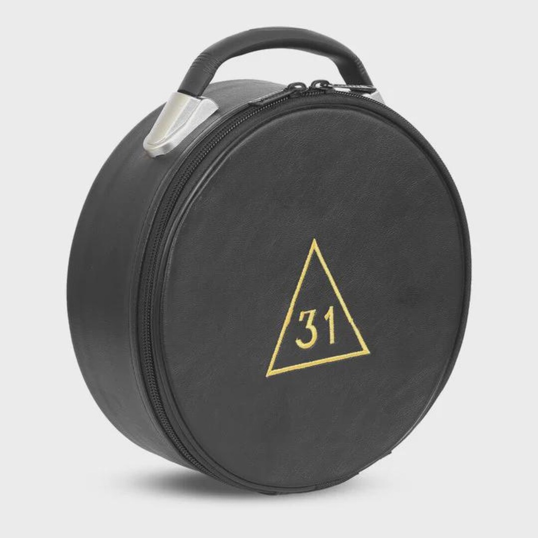 31st Degree Scottish Rite Crown Cap Case – Black With Gold Accents - Etsy