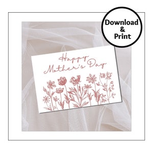 Printable Mother&#39;s Day Card